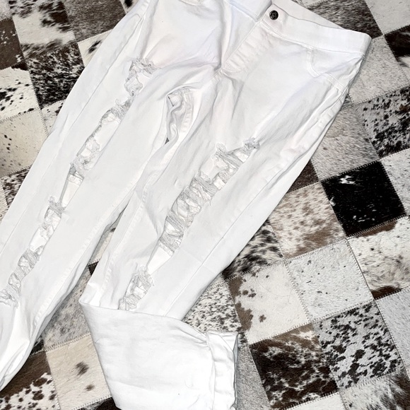 HUE | Jeans | White Jeggings | Poshmark